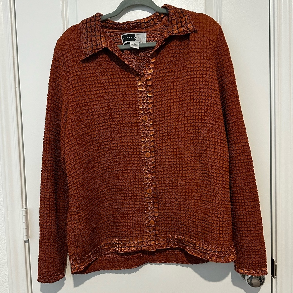Vintage Rhonda Stark Button-Up Blouse